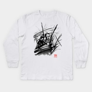 toshiro mifune in the field Kids Long Sleeve T-Shirt